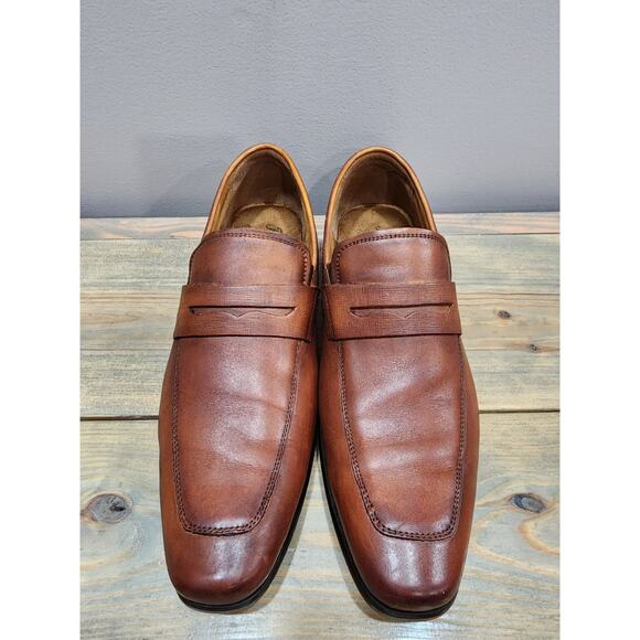 Florsheim Men's Moc Toe Penny Loafer Men's Slip On Size 9.5D - Picture 4 of 9
